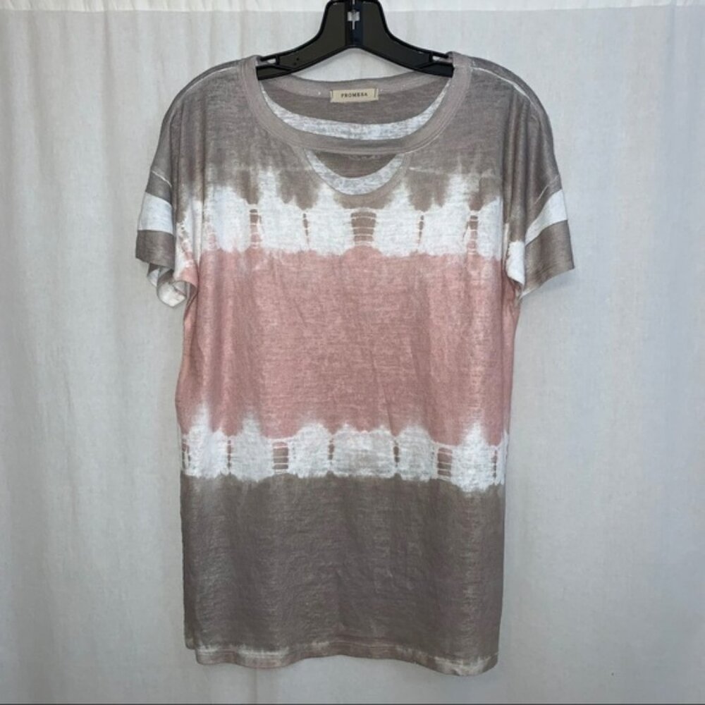 Promesa‎ Tie Dye Short Sleeve Shirt Size Small